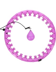 HHW12 PLUS SIZE VIOLET HULA HOOP WITH WEIGHT HMS