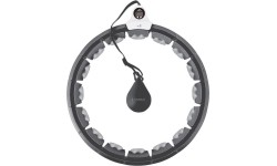 HHW06 HULA HOOP BLACK WITH WEIGHT + COUNTER HMS