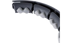 HHW06 HULA HOOP BLACK WITH WEIGHT + COUNTER HMS