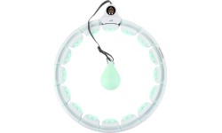 HHW06 GREEN HULA HOOP WITH WEIGHT + COUNTER HMS