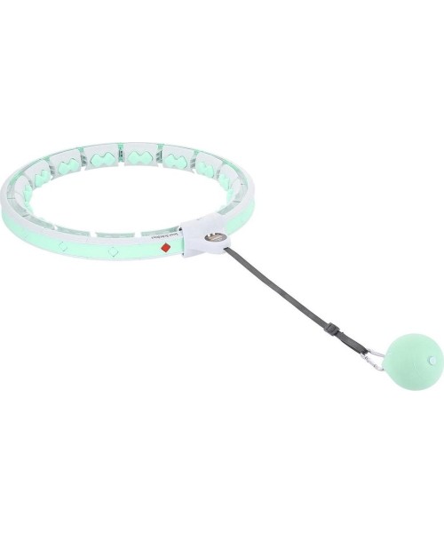 HHW06 GREEN HULA HOOP WITH WEIGHT + COUNTER HMS