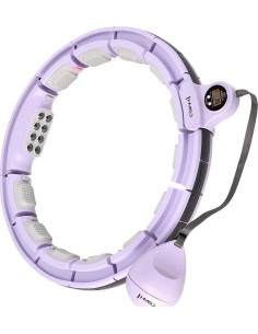 HHM13 HULA HOOP VIOLET MAGNETIC WITH WEIGHT + COUNTER HMS