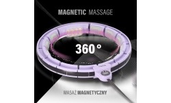 HHM13 HULA HOOP VIOLET MAGNETIC WITH WEIGHT + COUNTER HMS