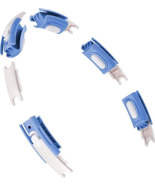 HHM15 HULA HOOP BLUE MAGNETIC WITH WEIGHT + COUNTER HMS