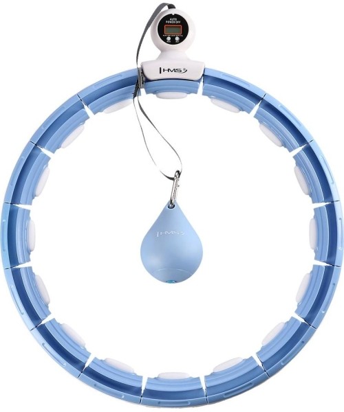 HHM15 HULA HOOP BLUE MAGNETIC WITH WEIGHT + COUNTER HMS
