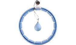 HHM15 HULA HOOP BLUE MAGNETIC WITH WEIGHT + COUNTER HMS