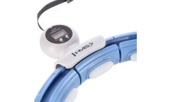 HHM15 HULA HOOP BLUE MAGNETIC WITH WEIGHT + COUNTER HMS