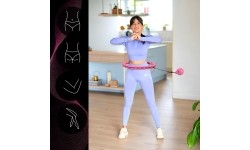 Roosa raskusega hularõngas OHA02 One Fitness