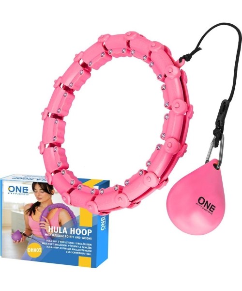 Roosa raskusega hularõngas OHA02 One Fitness