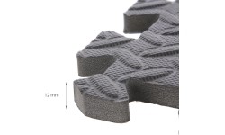 Multipack Puzzle Mat For Gym Equipment HMS Premium MP12, Dark Gray