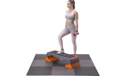 Multipack Puzzle Mat For Gym Equipment HMS Premium MP12, Dark Gray