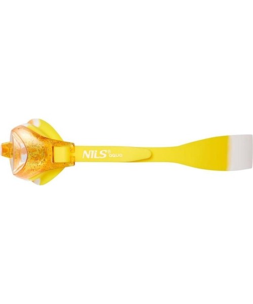 NQG870AF YELLOW JUNIOR GOGGLES NILS AQUA