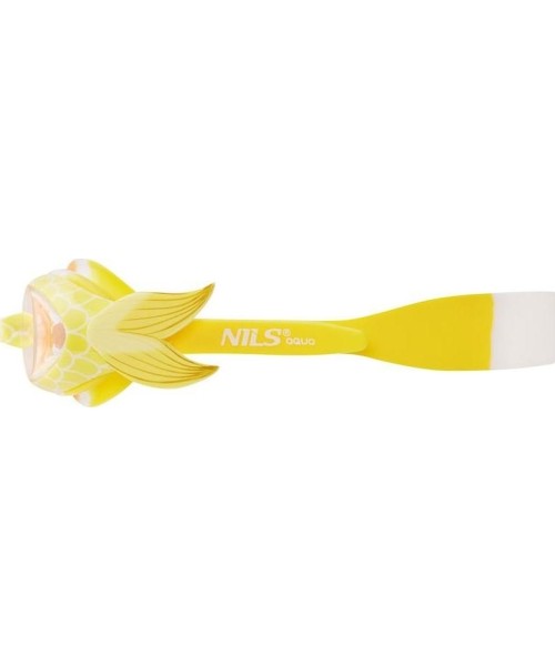 NQG870SAF YELLOW MERMAID JUNIOR GOGGLES NILS AQUA
