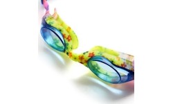 NQG170FAF BLUE FLOWERS JUNIOR GOGGLES NILS AQUA