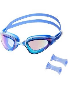 NQG180MAF BLUE/ RAINBOW SWIMMING GOGGLES NILS AQUA