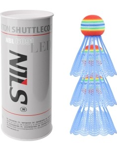 NBL6091 NYLON SHUTTLECOCKS LED 3 PCS. NILS