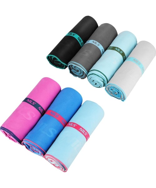 Microfibre Towel Nils Camp NCR13 Black, 200x90 cm