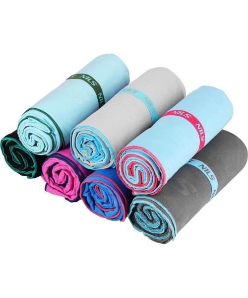 Microfibre Towel Nils Camp NCR13 Black, 200x90 cm