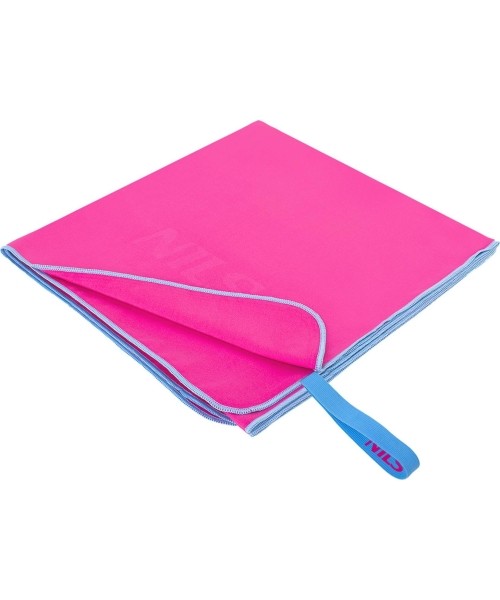NCR11 PINK-BLUE MICROFIBRE TOWEL 140x70 NILS CAMP