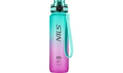 NCD04 GREEN-PINK TRITAN BOTTLE NILS CAMP