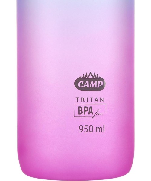 NCD04 GREEN-PINK TRITAN BOTTLE NILS CAMP