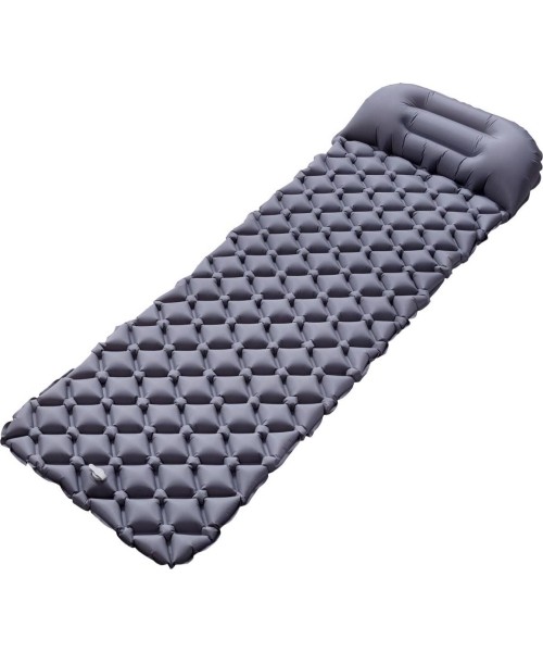 Tourist Mat With Pump Nils Camp NC4006, Grey