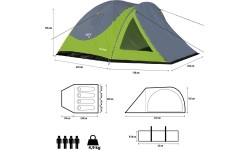 Rohe-hall matkatelk NC6006 Discovery Nils Camp