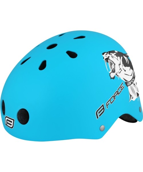 FORCE BMX Helmet 58-63cm L-XL (matte blue)