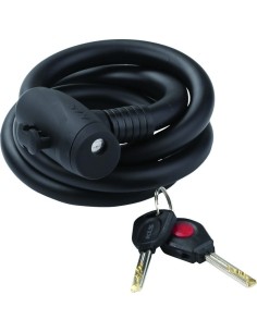 Jalgrattalukk KLS Coil cable 4.5x150cm (must)