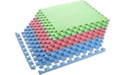 Protective Mat One Fitness MP-10, green-blue-red, 60x60x1cm, 9pcs.