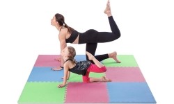 Protective Mat One Fitness MP-10, green-blue-red, 60x60x1cm, 9pcs.