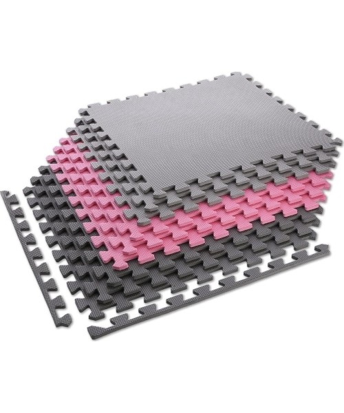 Protective Mat One Fitness MP-10, 60x60x1cm, 9pcs.