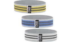 HB001 ONE FITNESS 3in1 EXERCISE RUBBER SET
