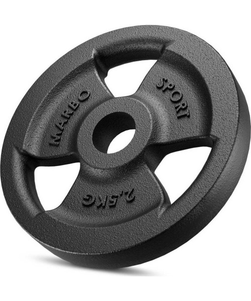 Cast Iron Weights Set Marbo, 30kg / 4x5kg + 4x2.5kg
