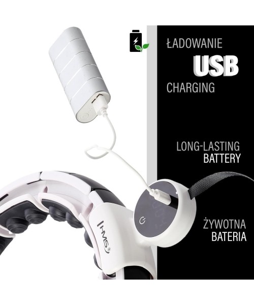 HHM16 HULA HOOP WHITE MAGNETIC WITH WEIGHT + COUNTER HMS