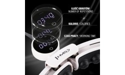 HHM16 HULA HOOP WHITE MAGNETIC WITH WEIGHT + COUNTER HMS