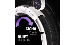 HHM16 HULA HOOP WHITE MAGNETIC WITH WEIGHT + COUNTER HMS