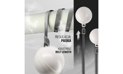 HHM16 HULA HOOP WHITE MAGNETIC WITH WEIGHT + COUNTER HMS