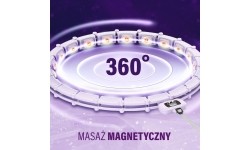 HHM14 HULA HOOP VIOLET MAGNETIC WITH WEIGHT + COUNTER HMS