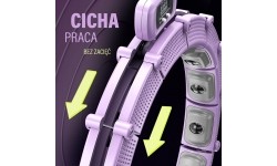 HHM14 HULA HOOP VIOLET MAGNETIC WITH WEIGHT + COUNTER HMS