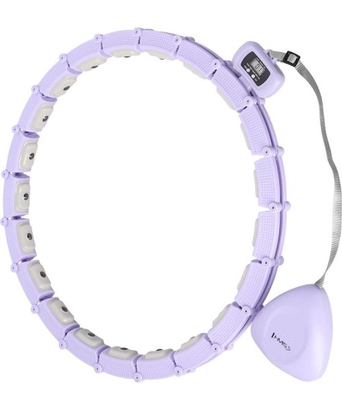 HHM14 HULA HOOP VIOLET MAGNETIC WITH WEIGHT + COUNTER HMS
