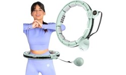 HHM13 HULA HOOP GREEN MAGNETIC WITH WEIGHT + COUNTER HMS