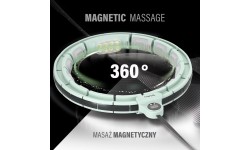 HHM13 HULA HOOP GREEN MAGNETIC WITH WEIGHT + COUNTER HMS
