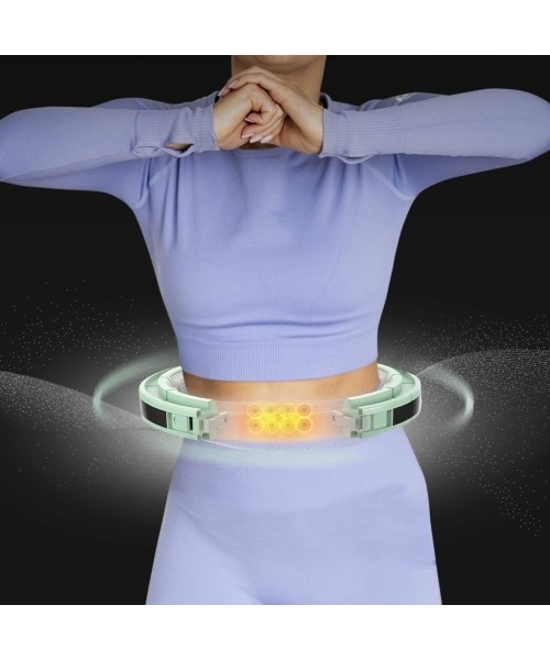 HHM13 HULA HOOP GREEN MAGNETIC WITH WEIGHT + COUNTER HMS