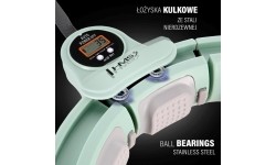HHM13 HULA HOOP GREEN MAGNETIC WITH WEIGHT + COUNTER HMS