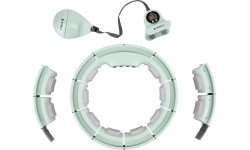 HHM13 HULA HOOP GREEN MAGNETIC WITH WEIGHT + COUNTER HMS