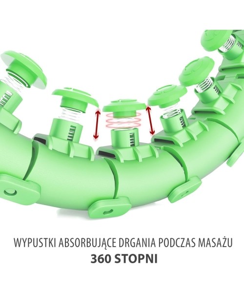 Roheline raskusega hularõngas HHW01 HMS