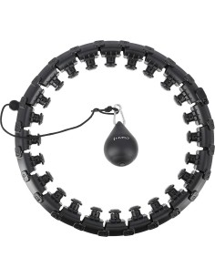 HHW01 HULA HOOP BLACK WITH WEIGHT HMS