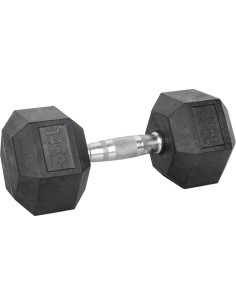 Kuusnurkne hantel inSPORTline Hexsteel 14 kg