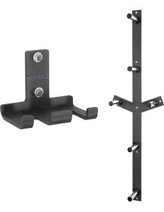 SET OF WALL HOLDERS STR28 BAR HOLDER + STR29 WEIGHT RACK HMS